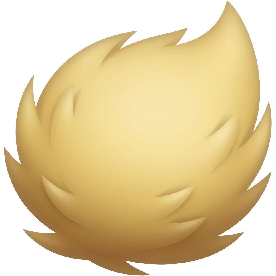 Yellow Rabbit tail emoji