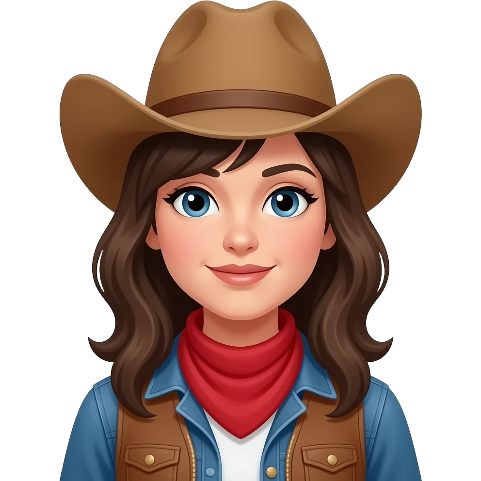 femal a Cowboys emoji