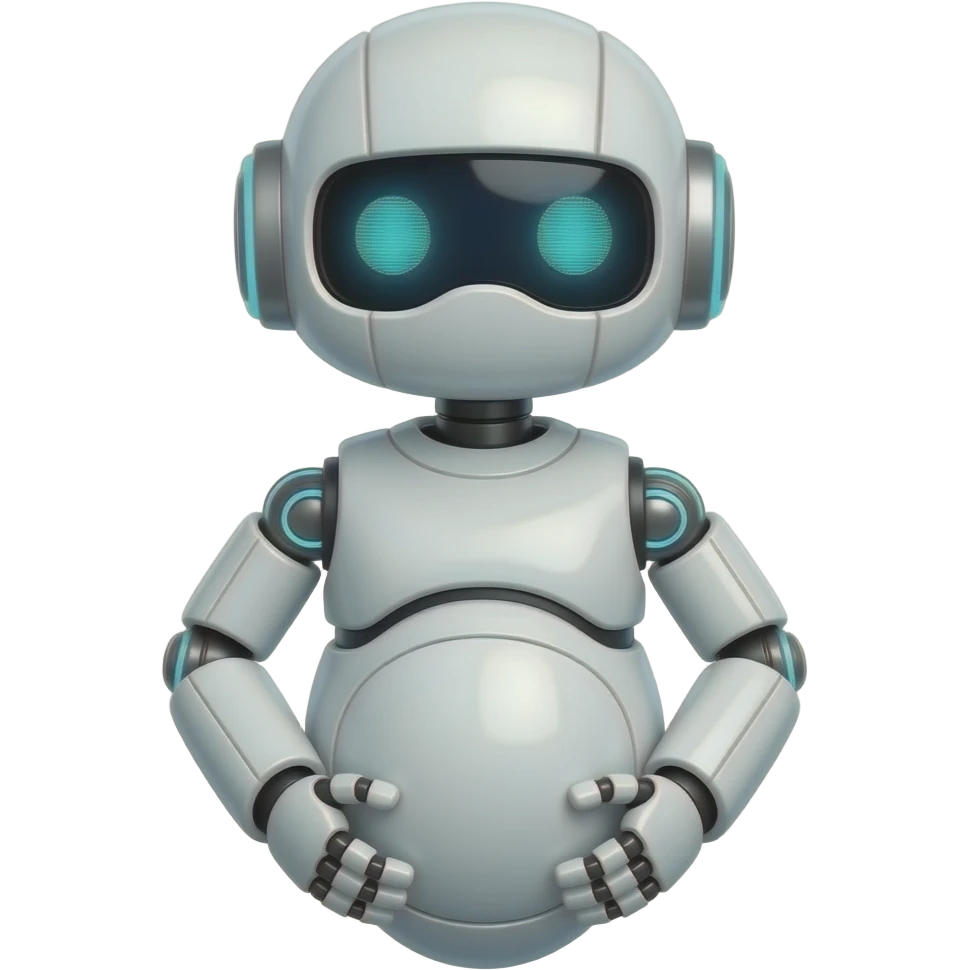 robô pregnant emojis.com emoji