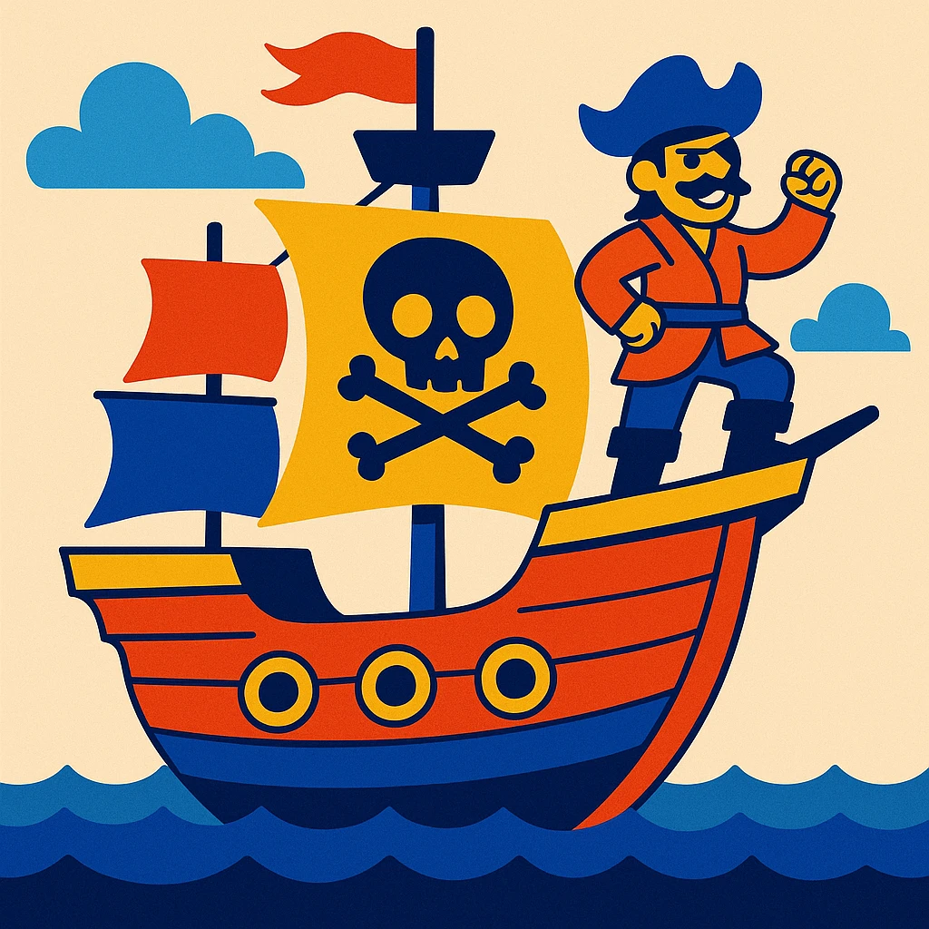 pirate ship emoji