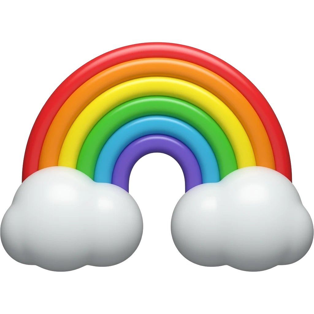 Rainbow emoji