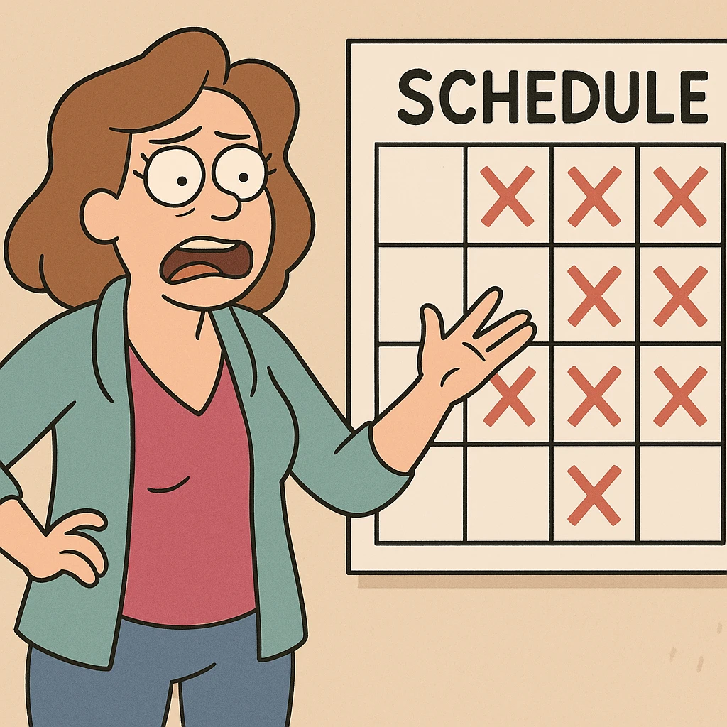 Schedule clear emoji