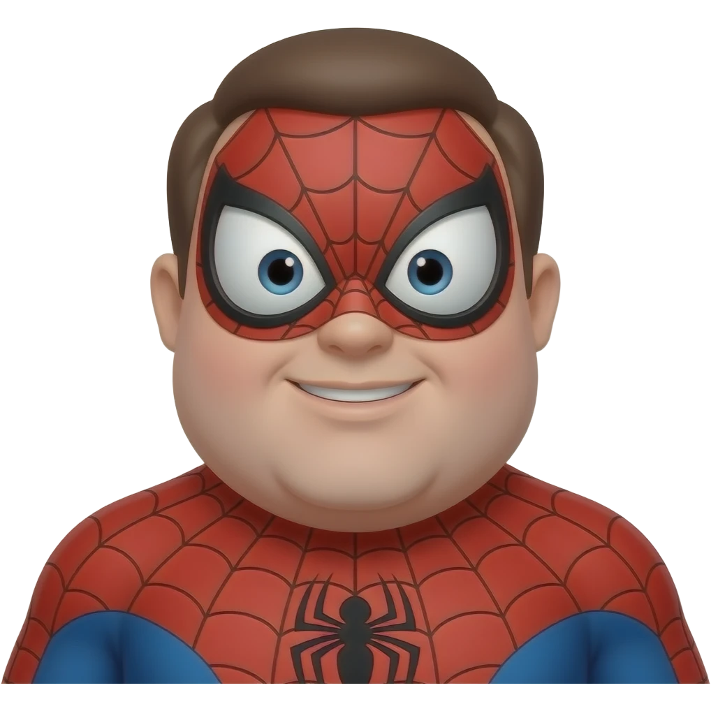 fat spiderman emoji