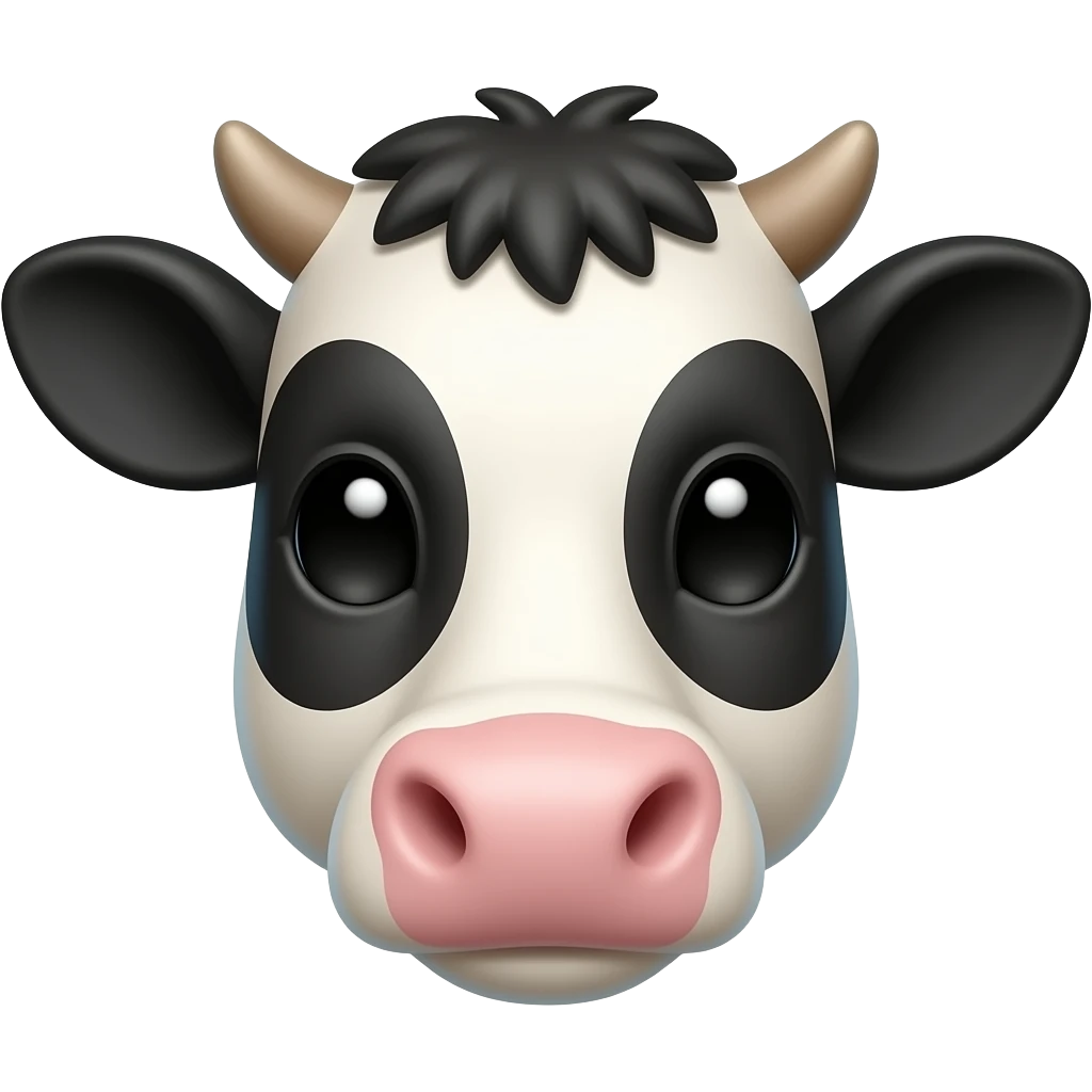 A small cow hed emoji