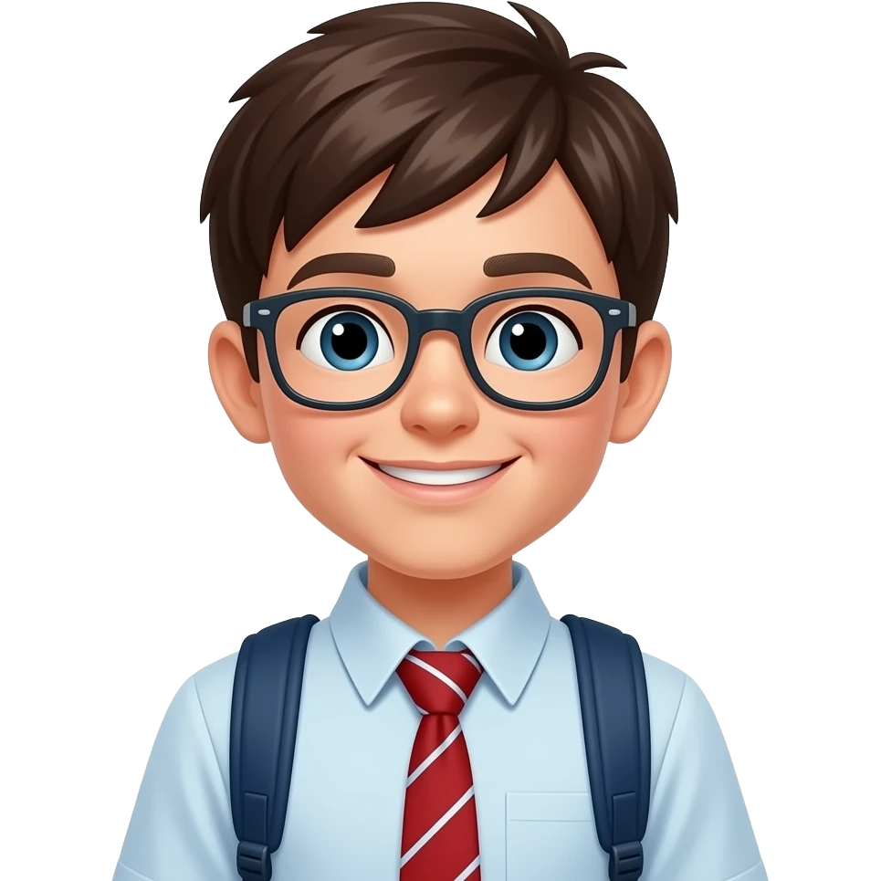 boy  student happy emoji