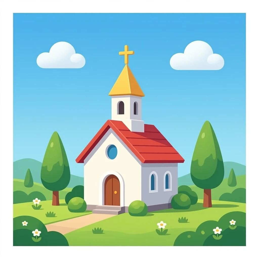 small Orthodox church emoji