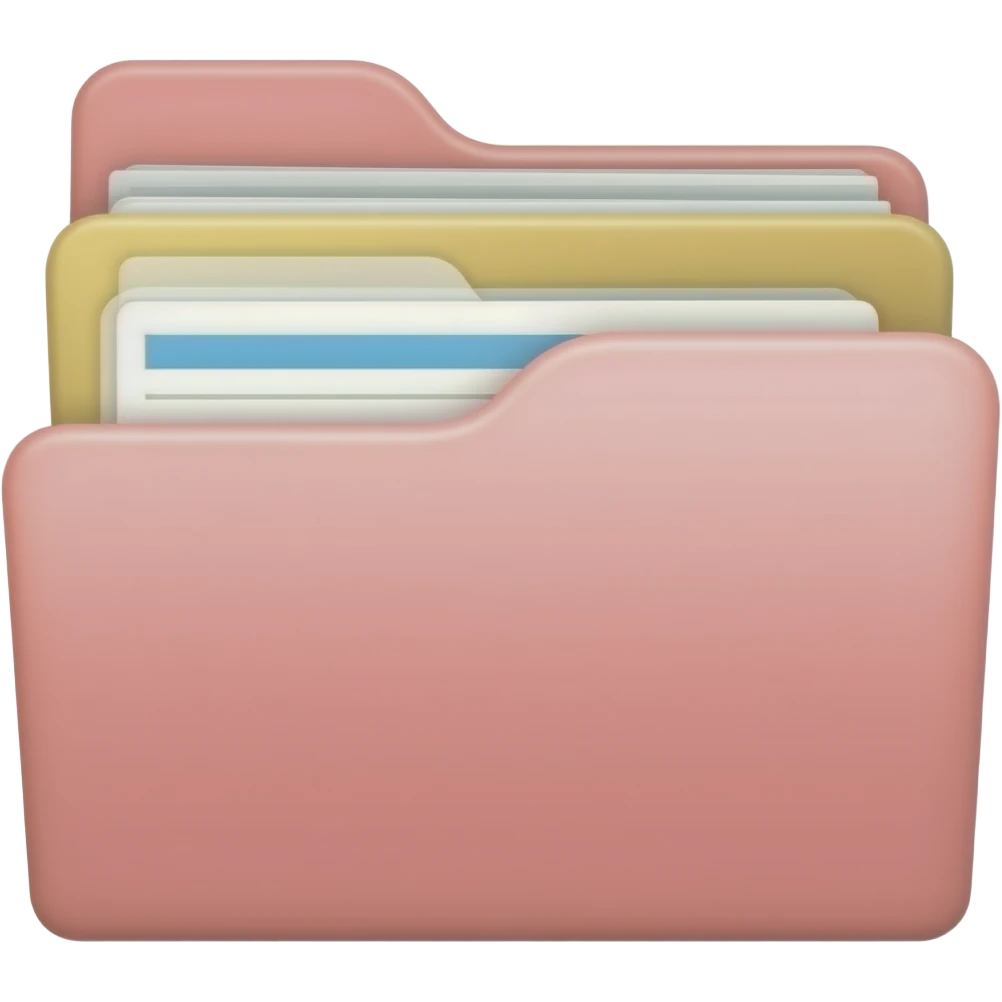 junk files light pale pink folder emoji