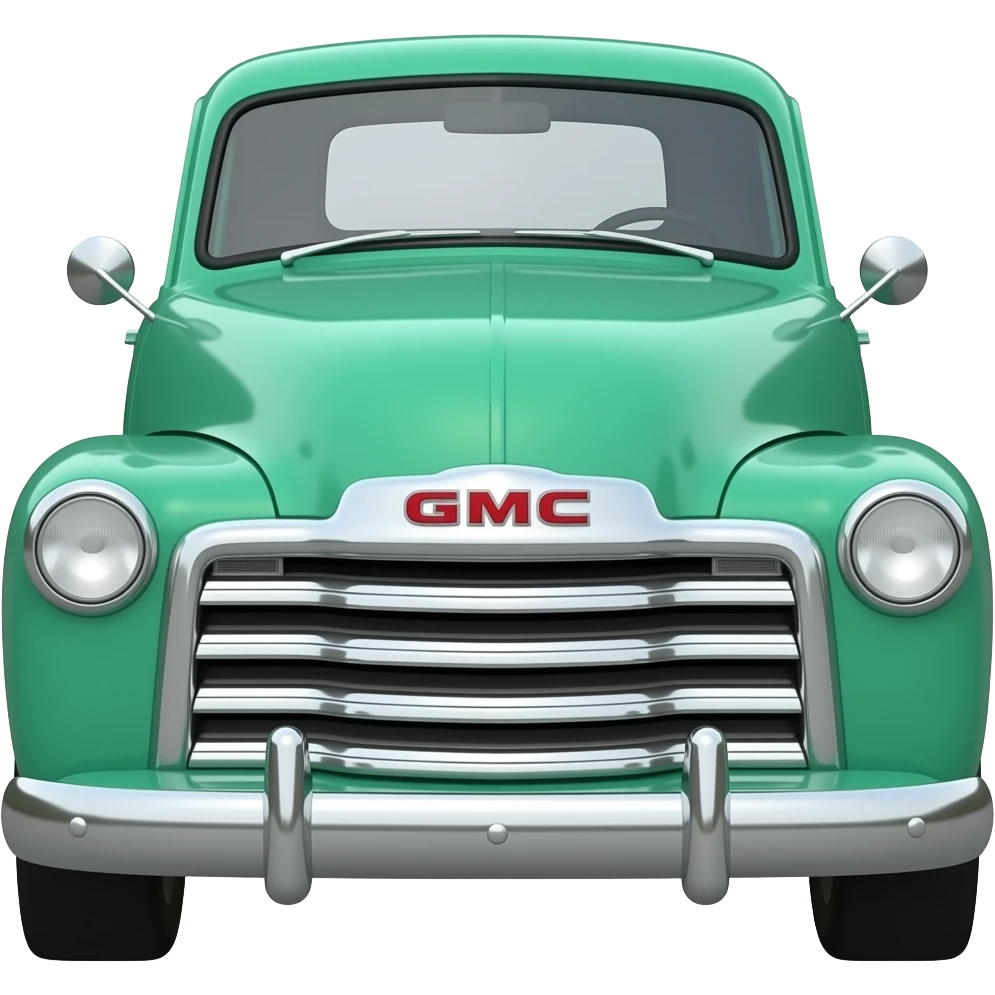 green GMC Truck emoji