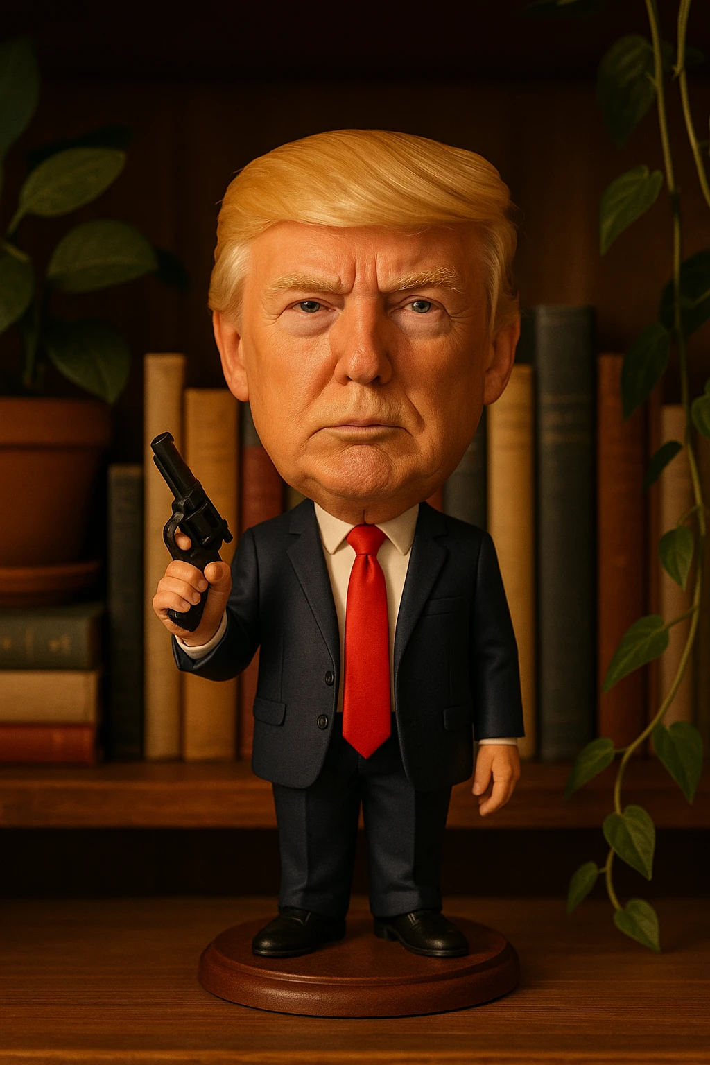 Donald Trump with Colt emoji