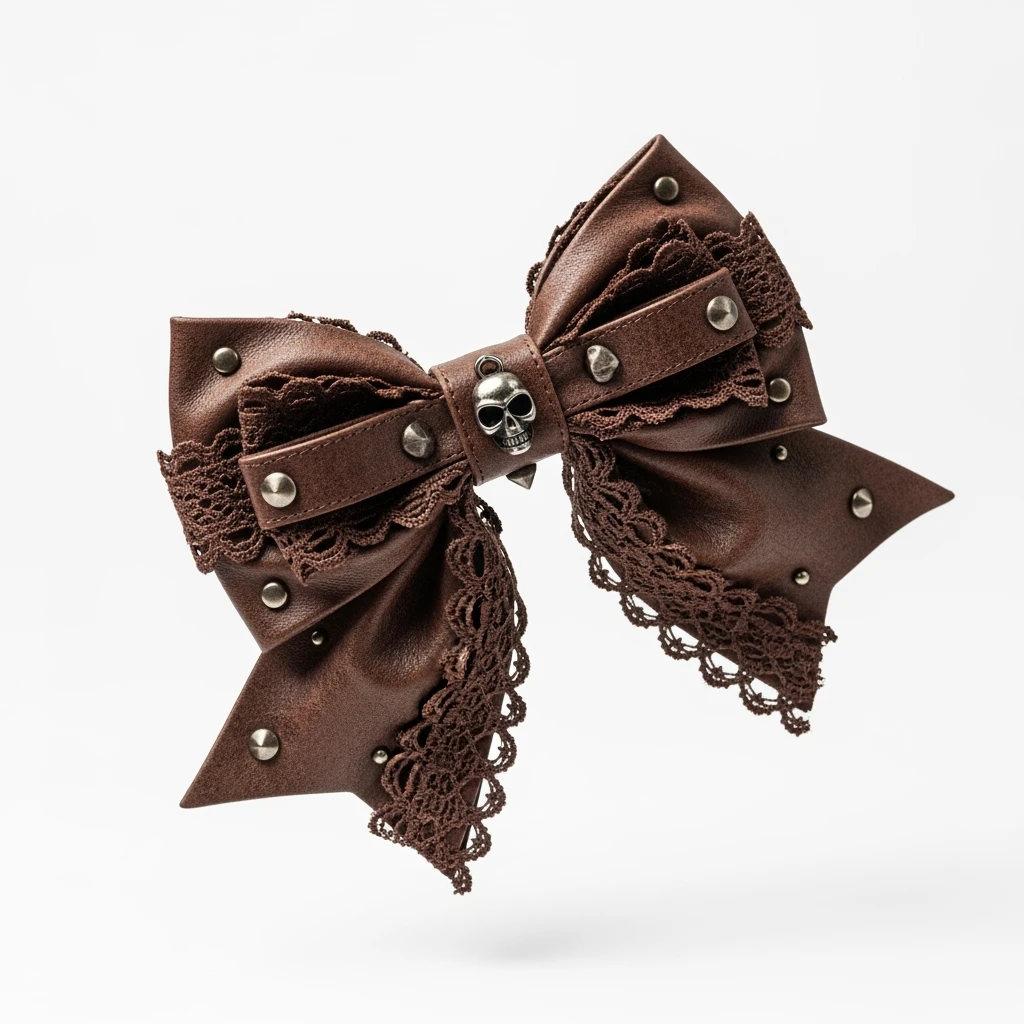 brown goth bow remove background, explore emoji