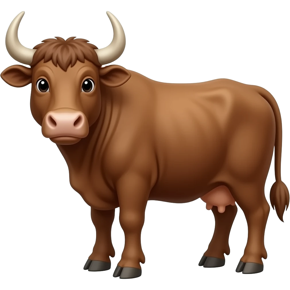 Brown Ox emoji
