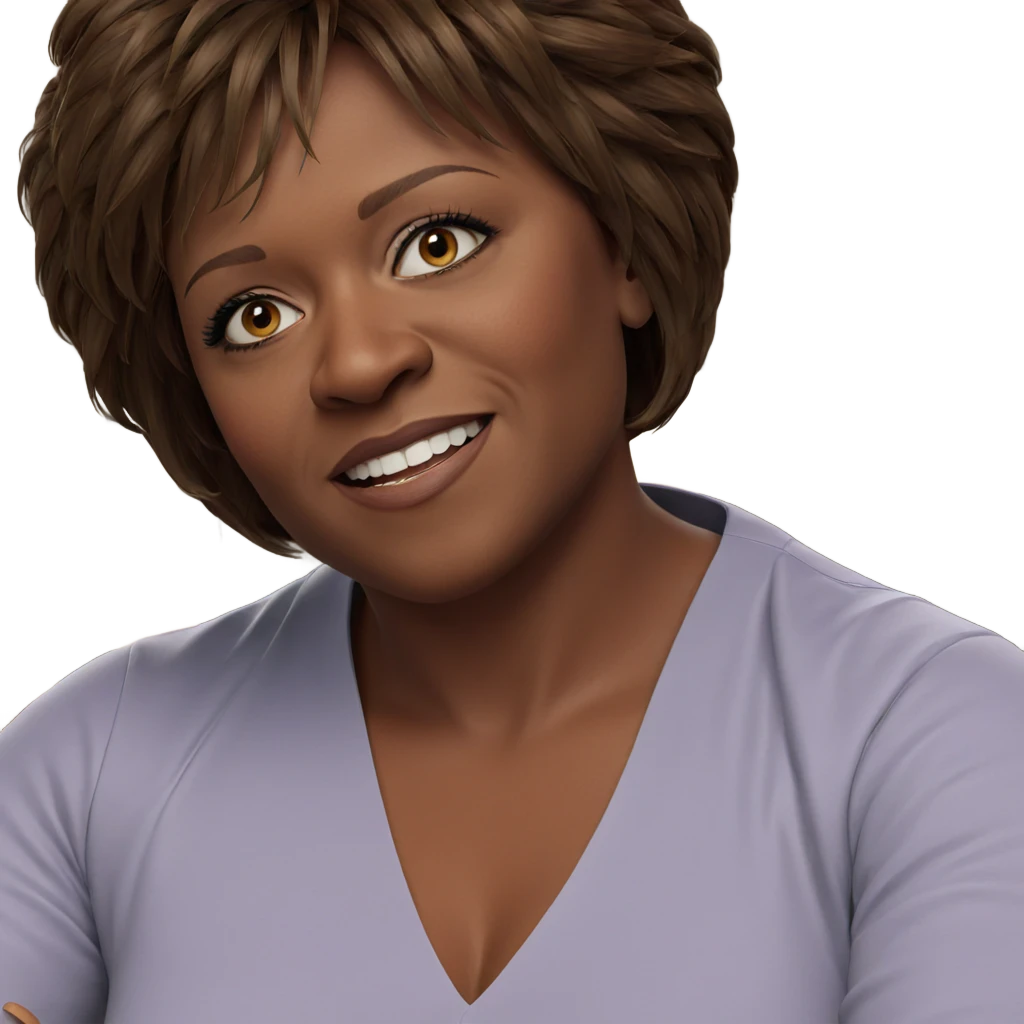 realistic portrait of female emoji