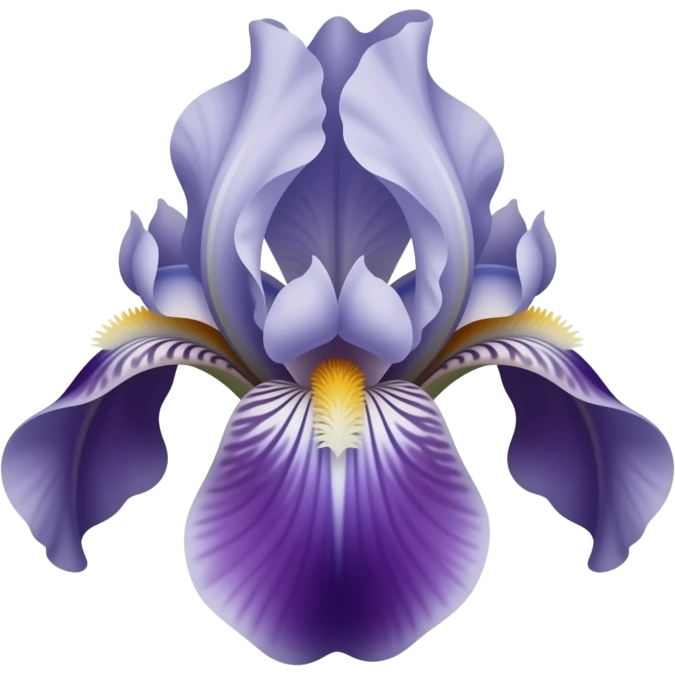 Iris flower emoji