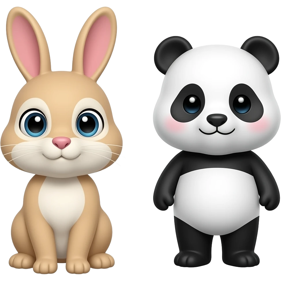 🐇+ 🐼 emoji