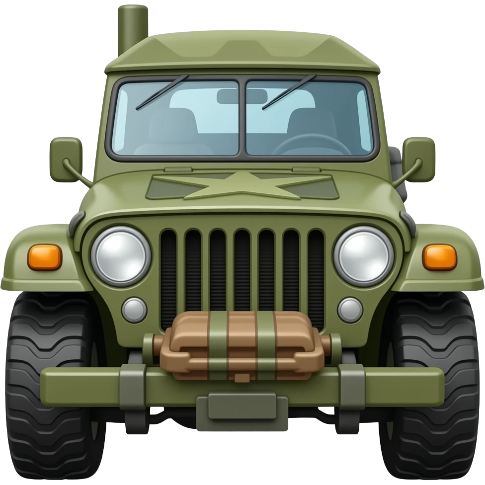 military car emoji