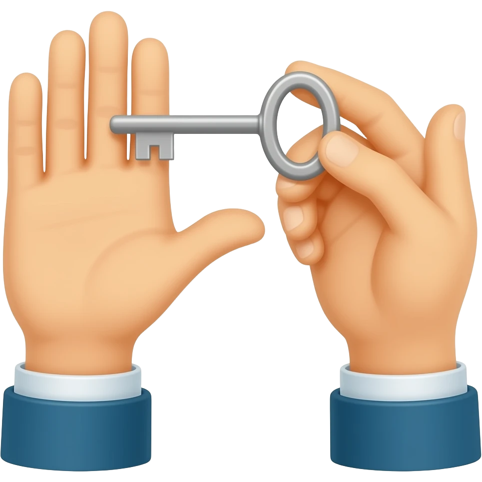 2 hands turning emoji