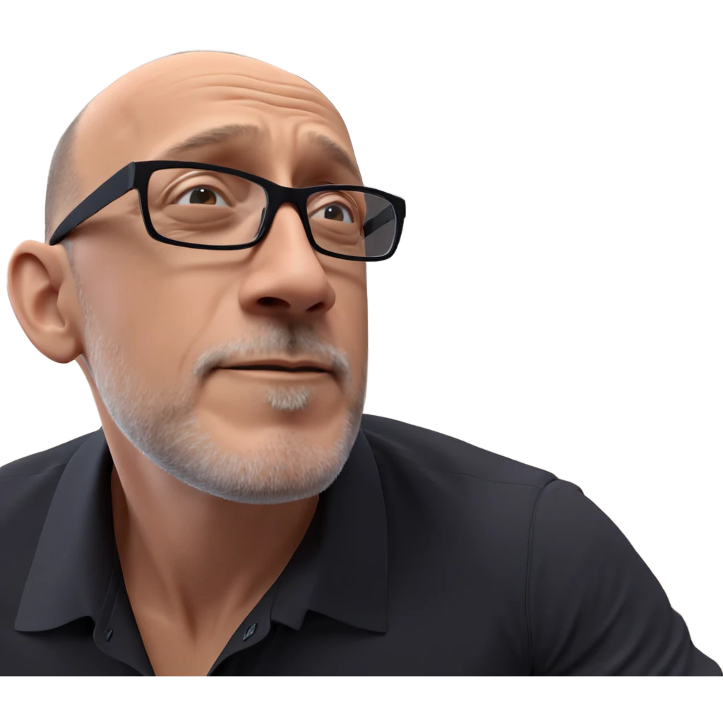 stylish male with glasses emoji