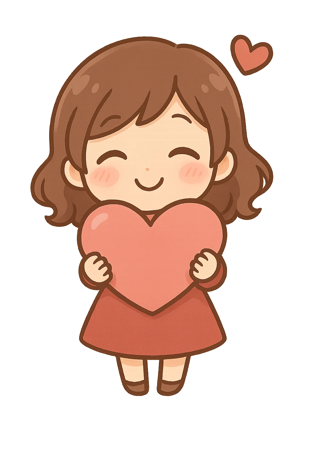 valentine, remove background emoji