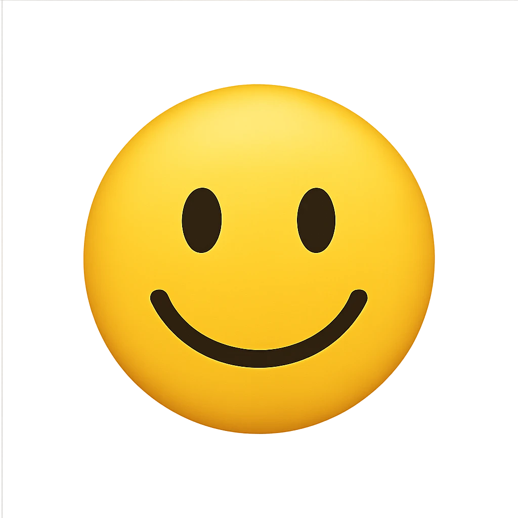 classic yellow smiley face emoji emoji