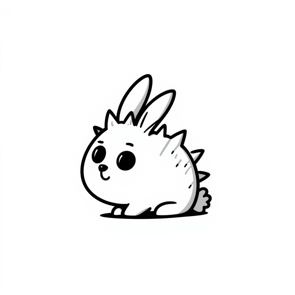 Prickly rabbit emoji