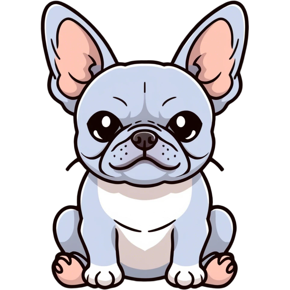 French Bulldog emoji