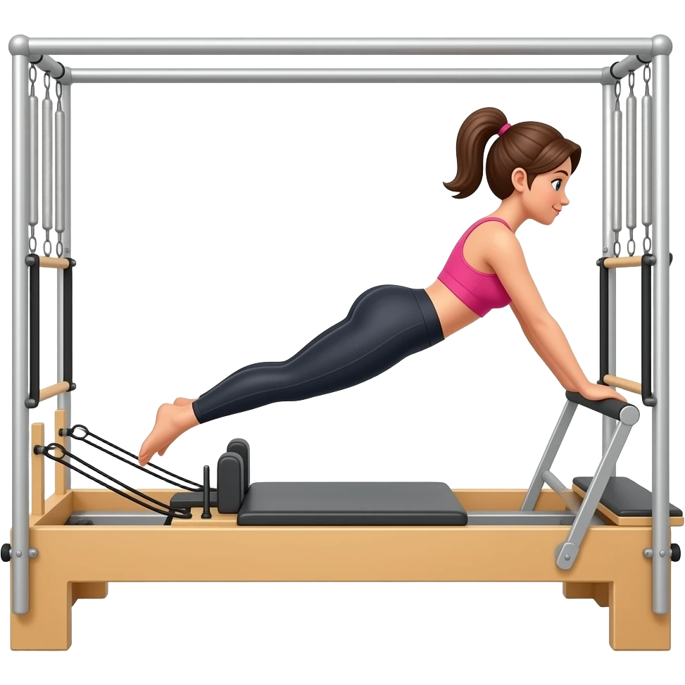 기구 필라테스하는 여자 emoji