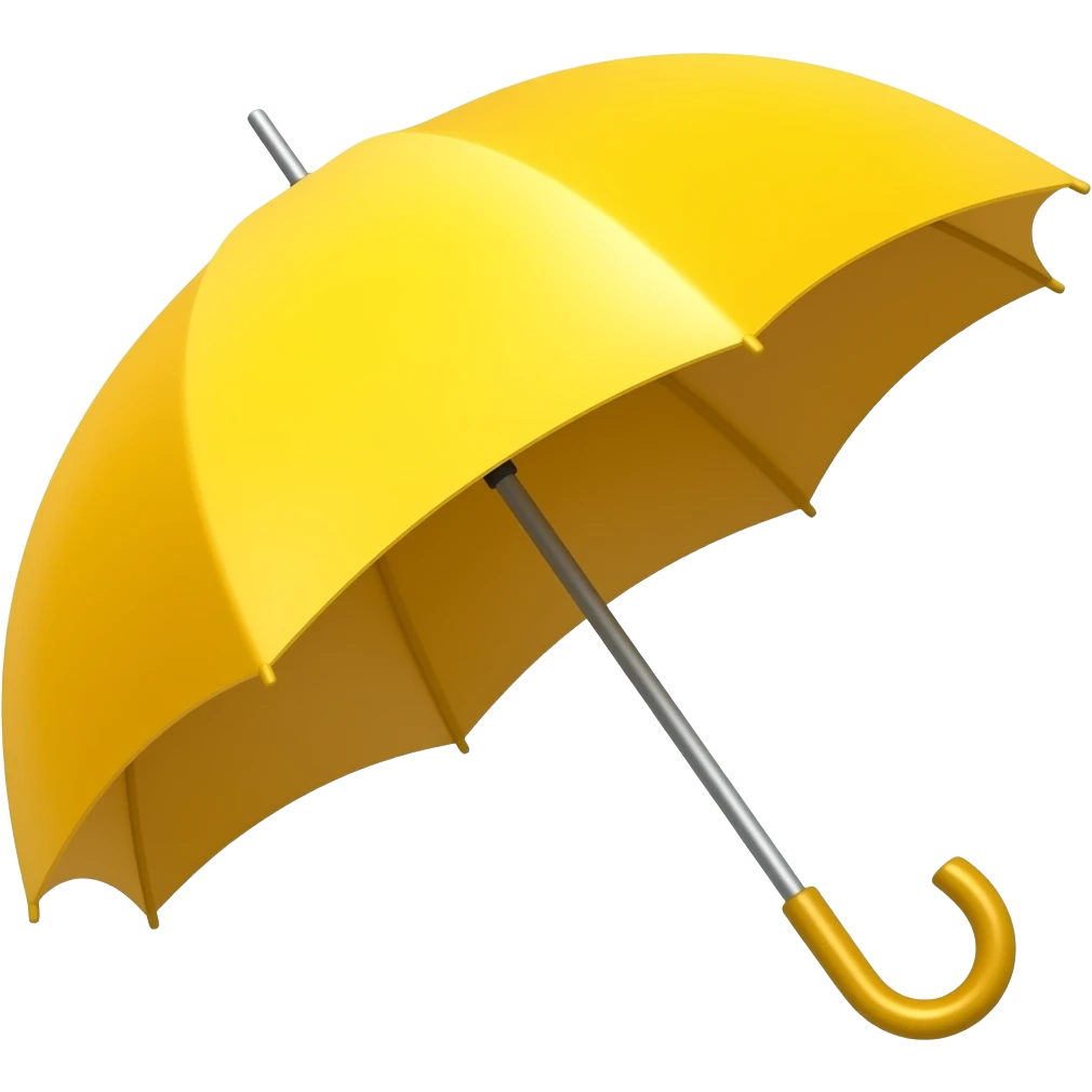 yellow umbrella emoji