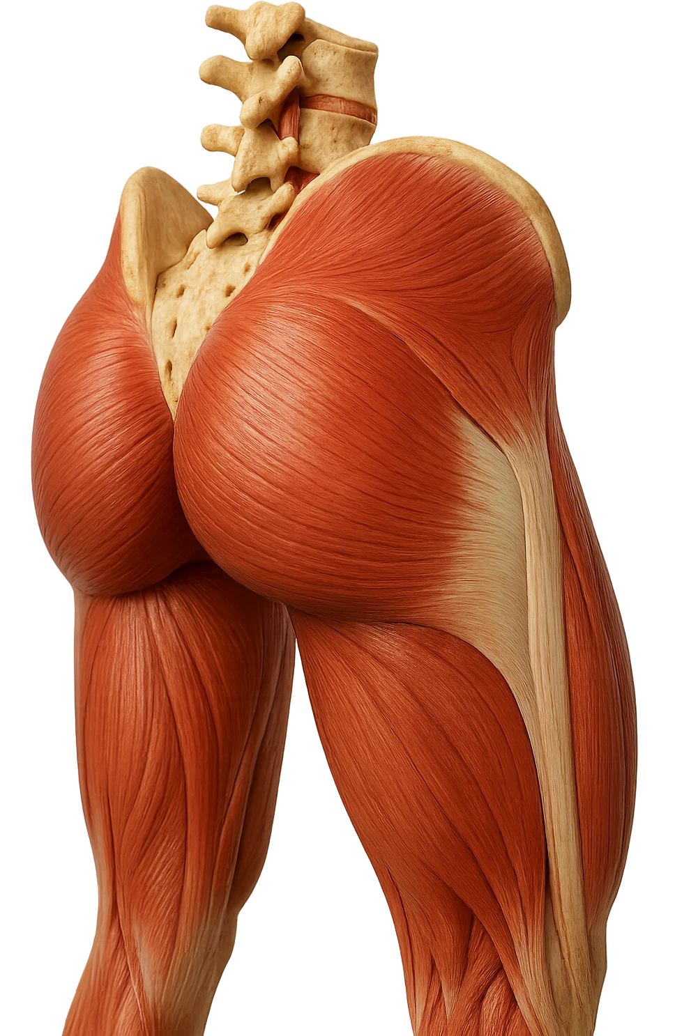 glutei gruppo muscolare iperrealistico 4k emoji