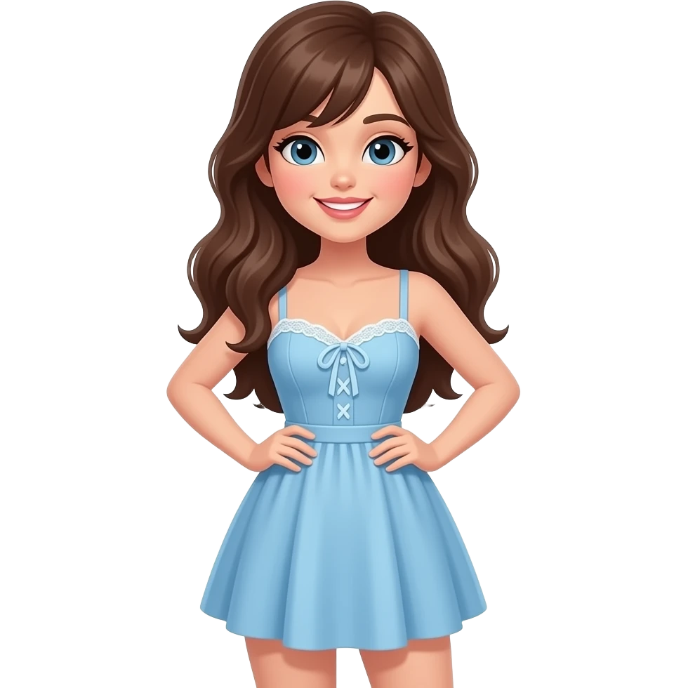 sexy girl no dress emoji