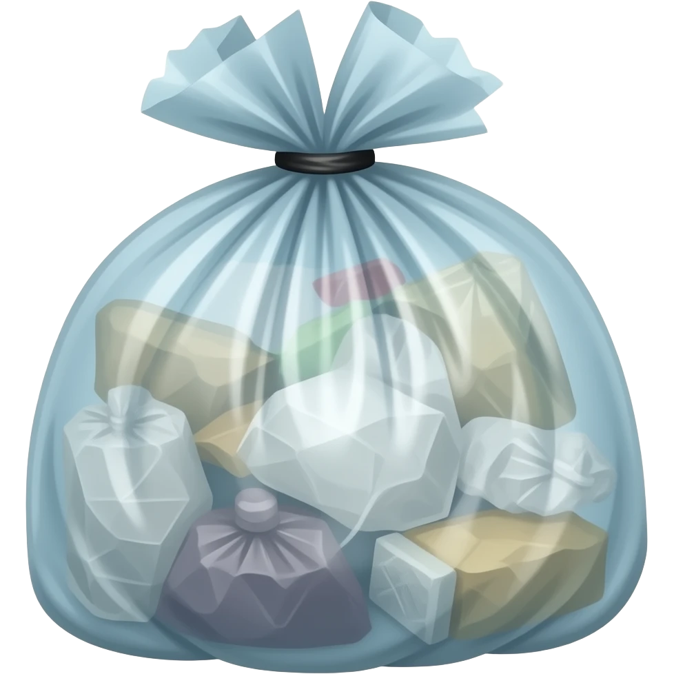 sac poubelle éventré emoji