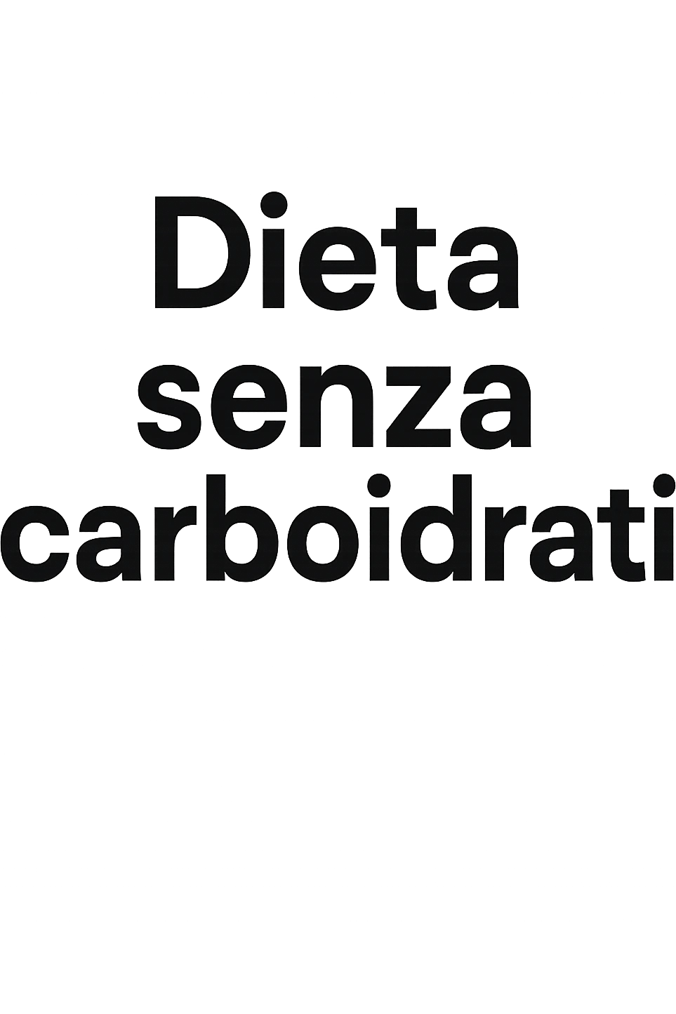 Dieta senza carboidrati emoji