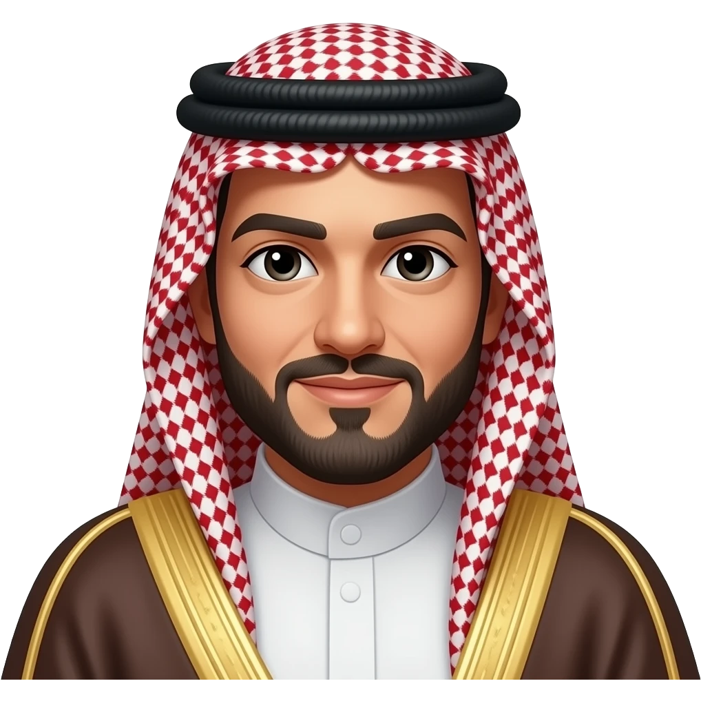 An emir , important person emoji