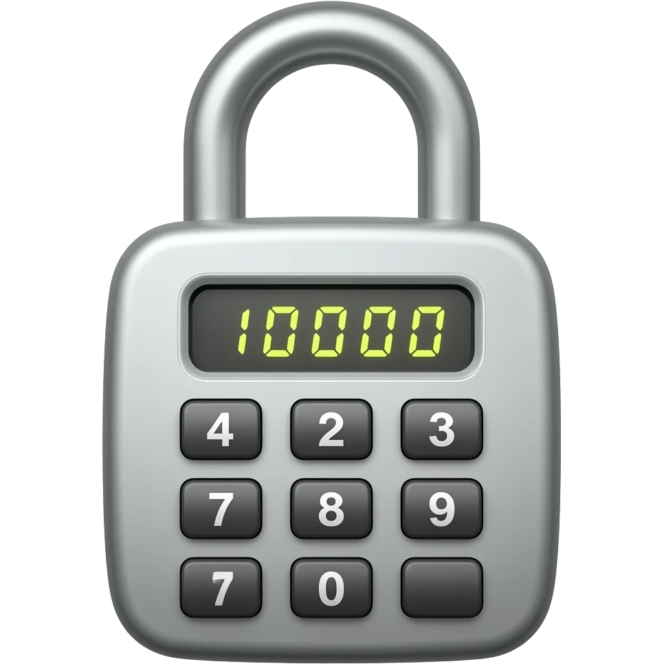 A Codelock
That Reads Codelock emoji