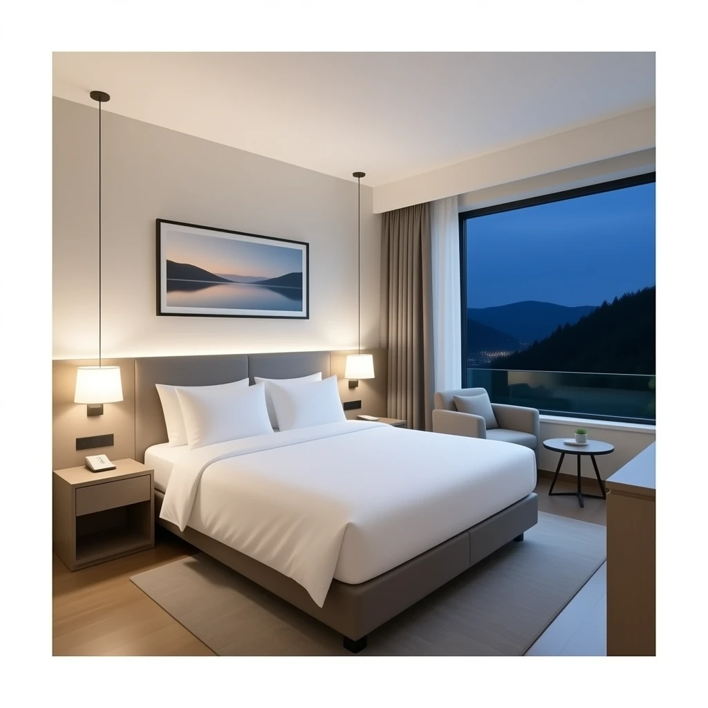 hotel bedroom modern neat emoji