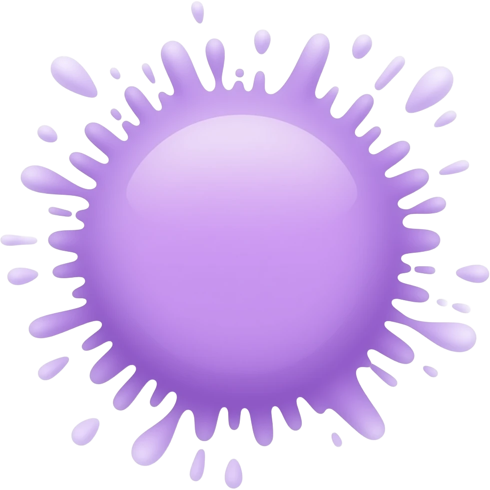 splash colour light purple emoji