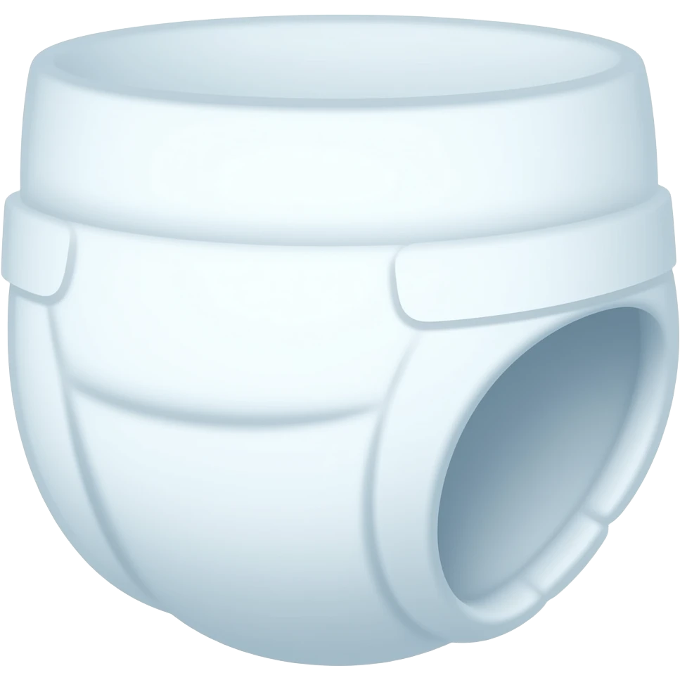 A woman’s adult diaper that will go on her body in pics emoji
