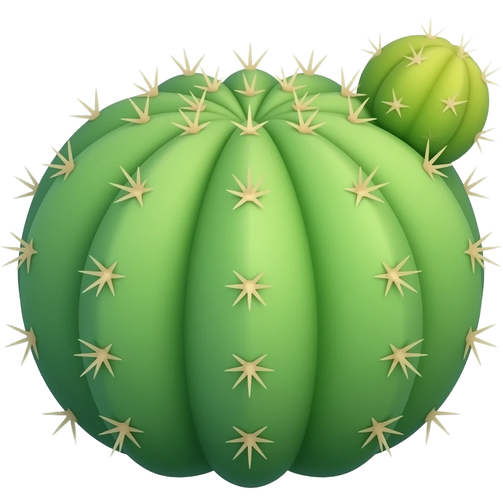 Colorful Cacti emoji