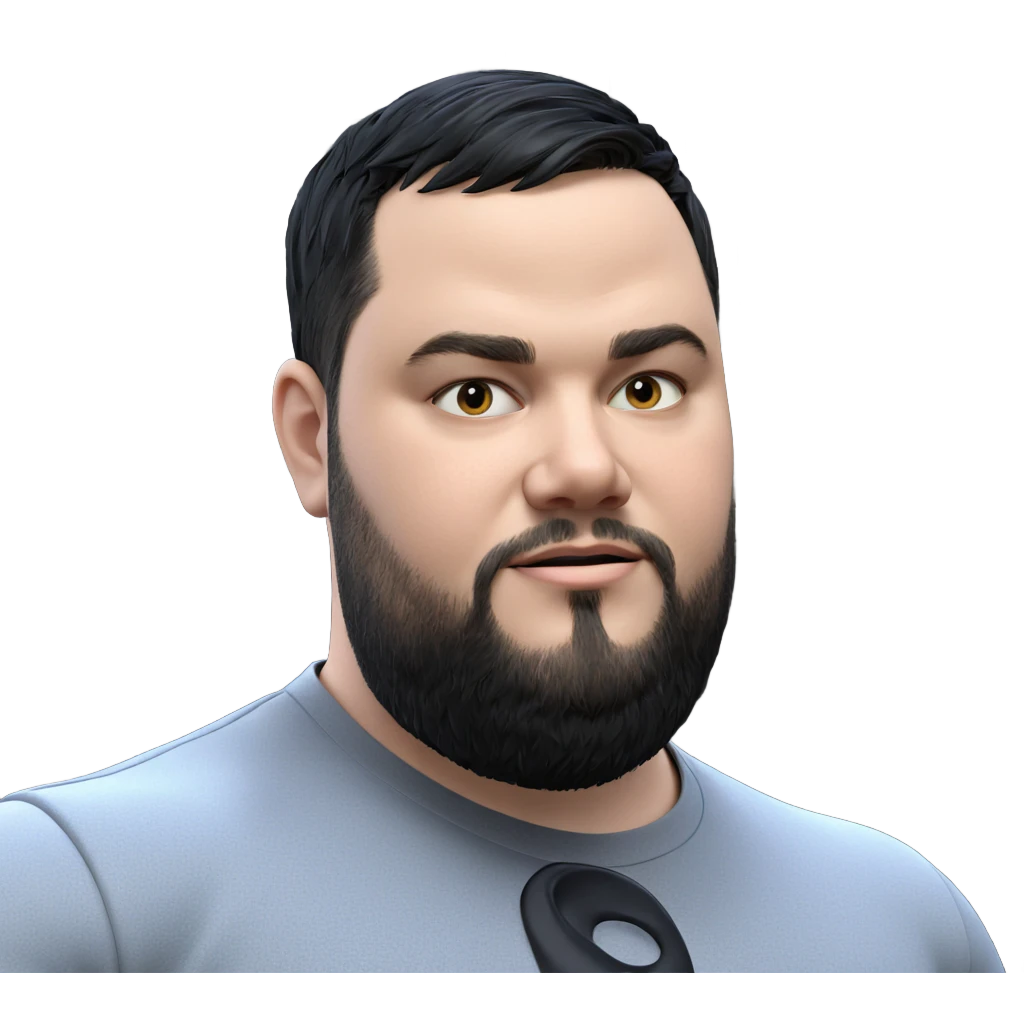 confident boy in black shirt emoji