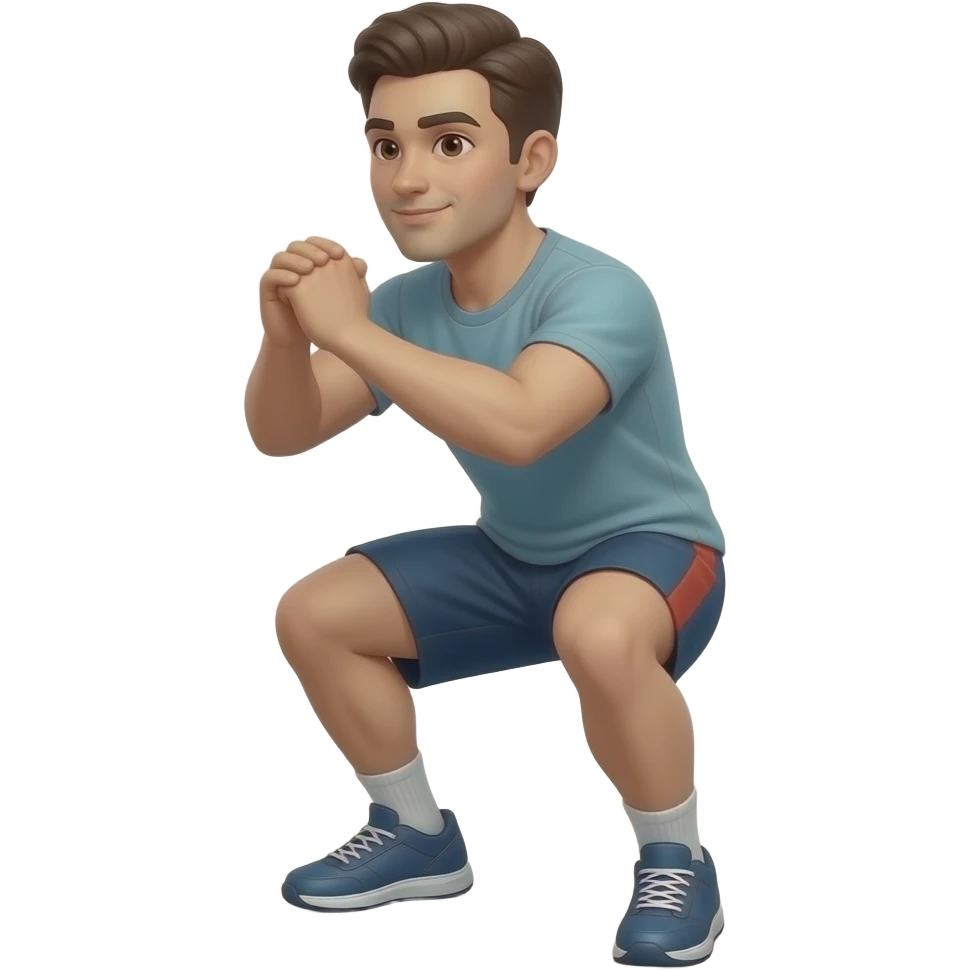 Agachamento emoji