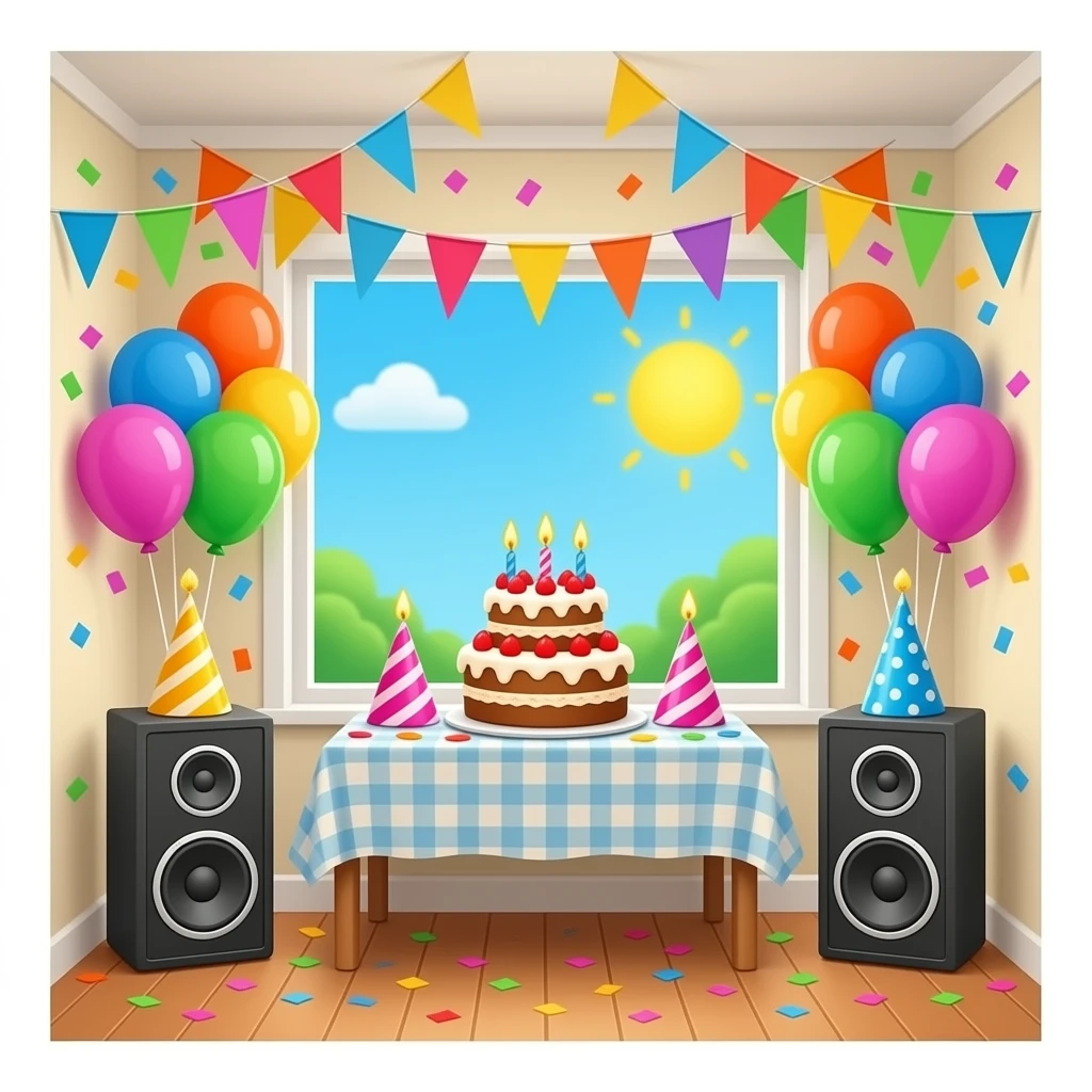 Birthday party emoji