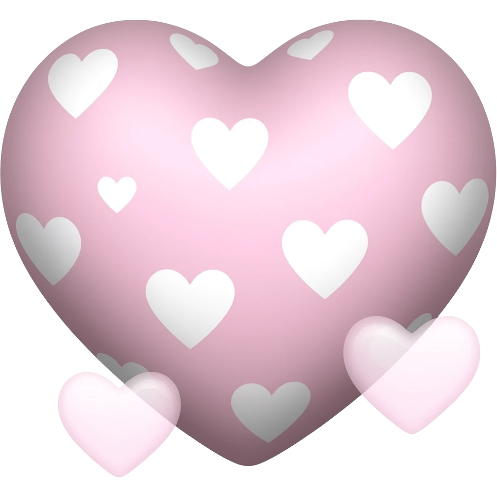 Sparkles and withe herats emoji