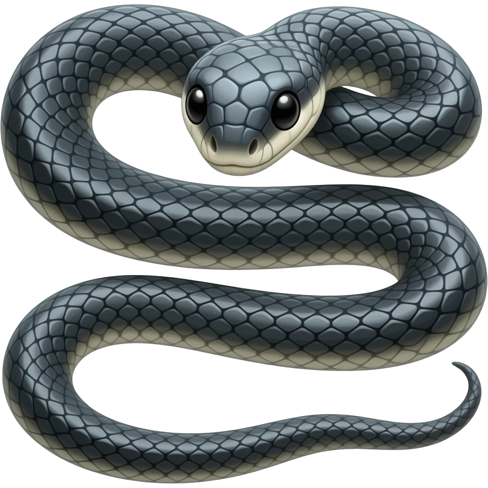 Black snake emoji