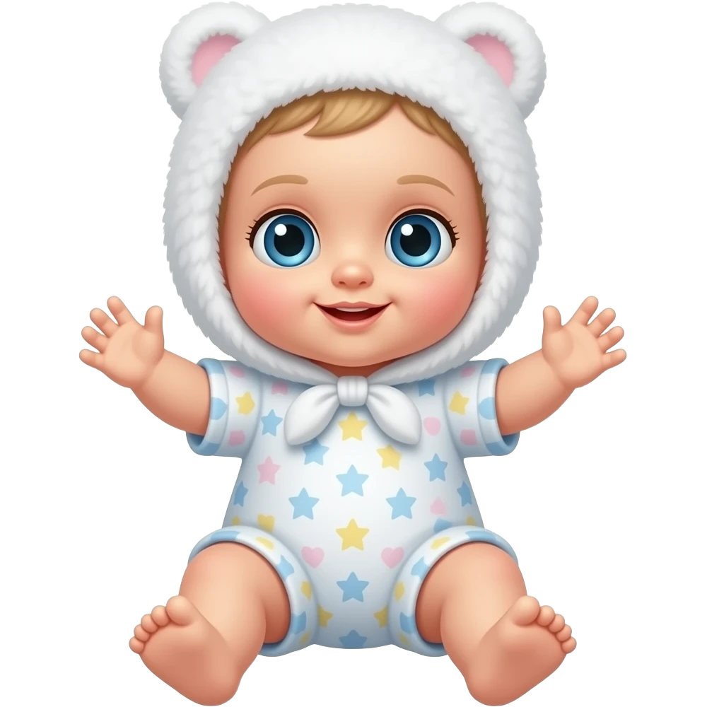 Fasa uma bebe reborn kit luana emoji