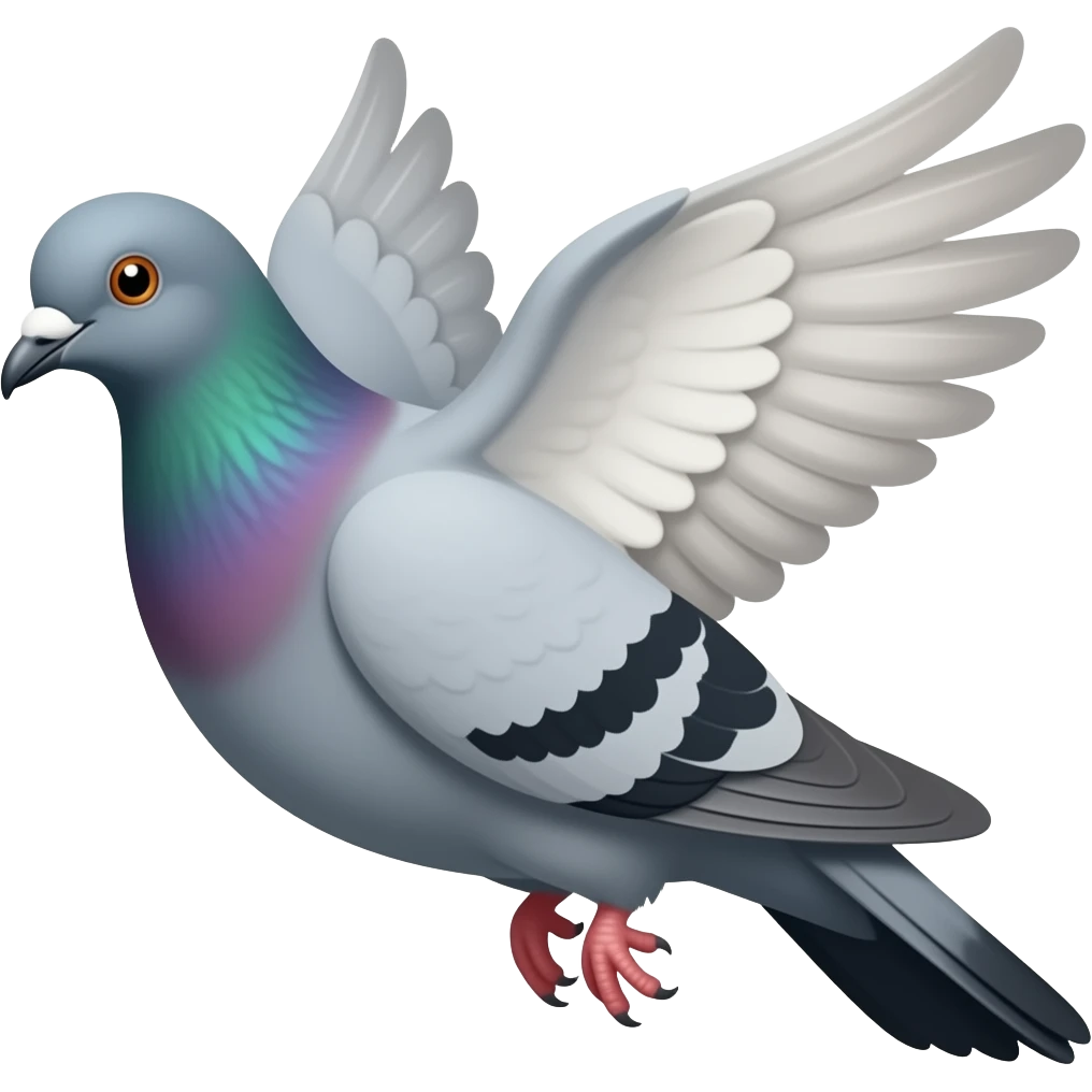 uçan güvercin emoji