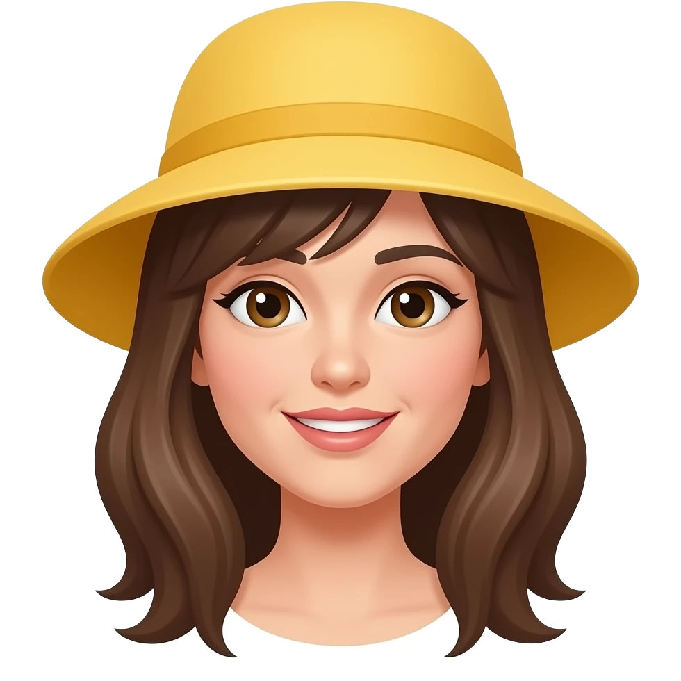 yellow hat lady emoji