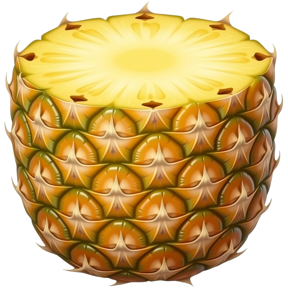 whole pineapple upside down emoji