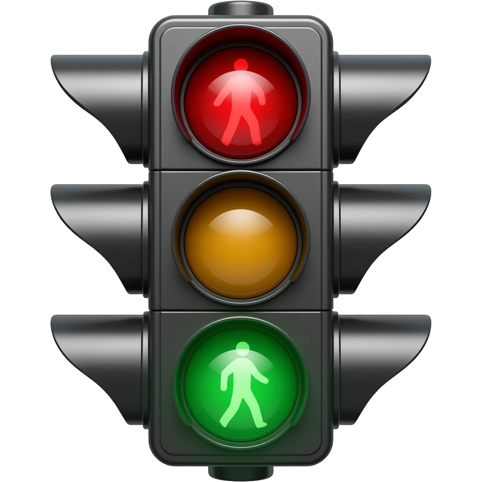 Pedestrian Signal emoji