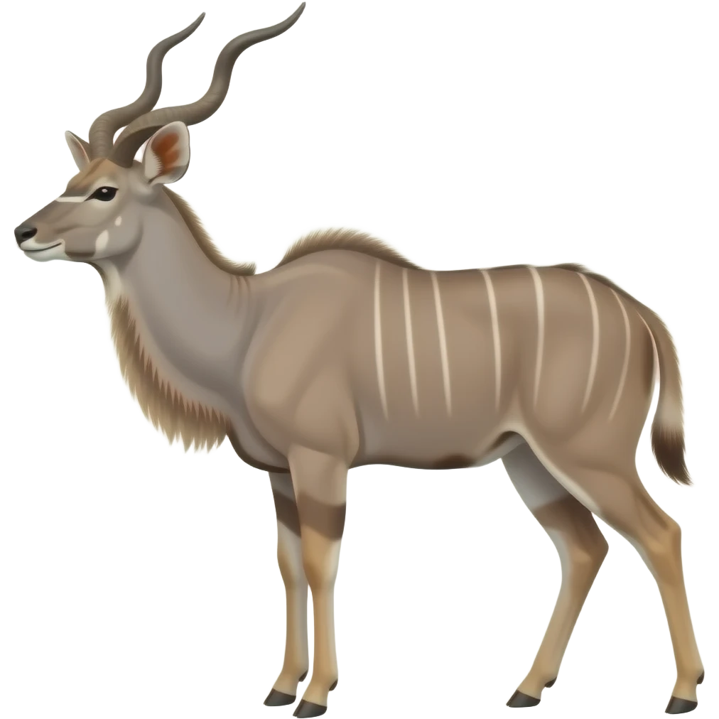 Greater kudu emoji