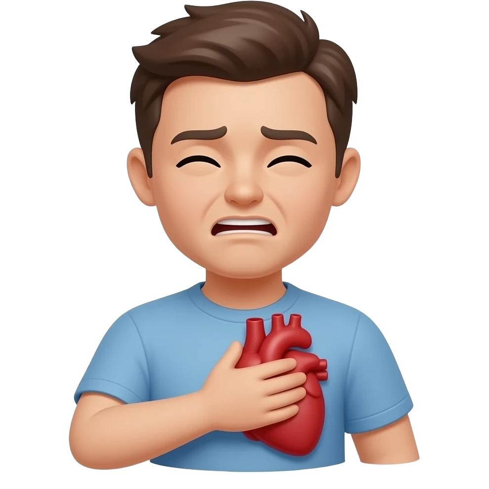 heart attack emoji
