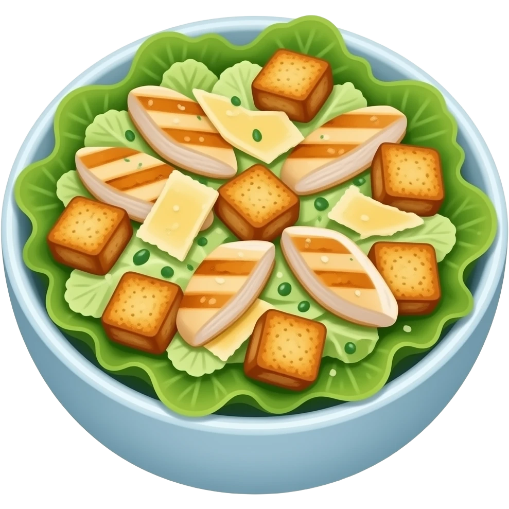 chicken caesar salad emoji